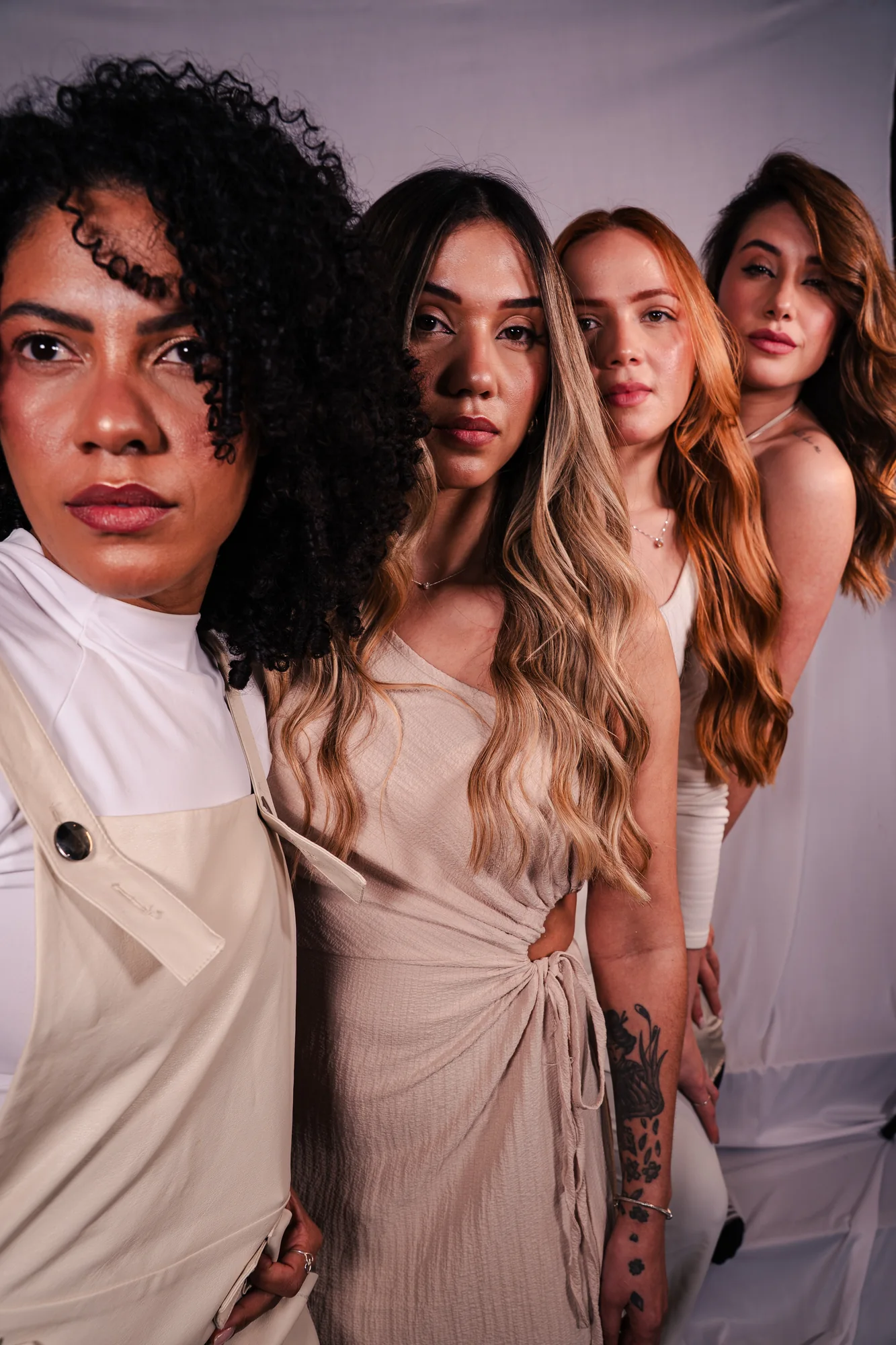 Editorial group portrait from the Hair Tonic campaign
