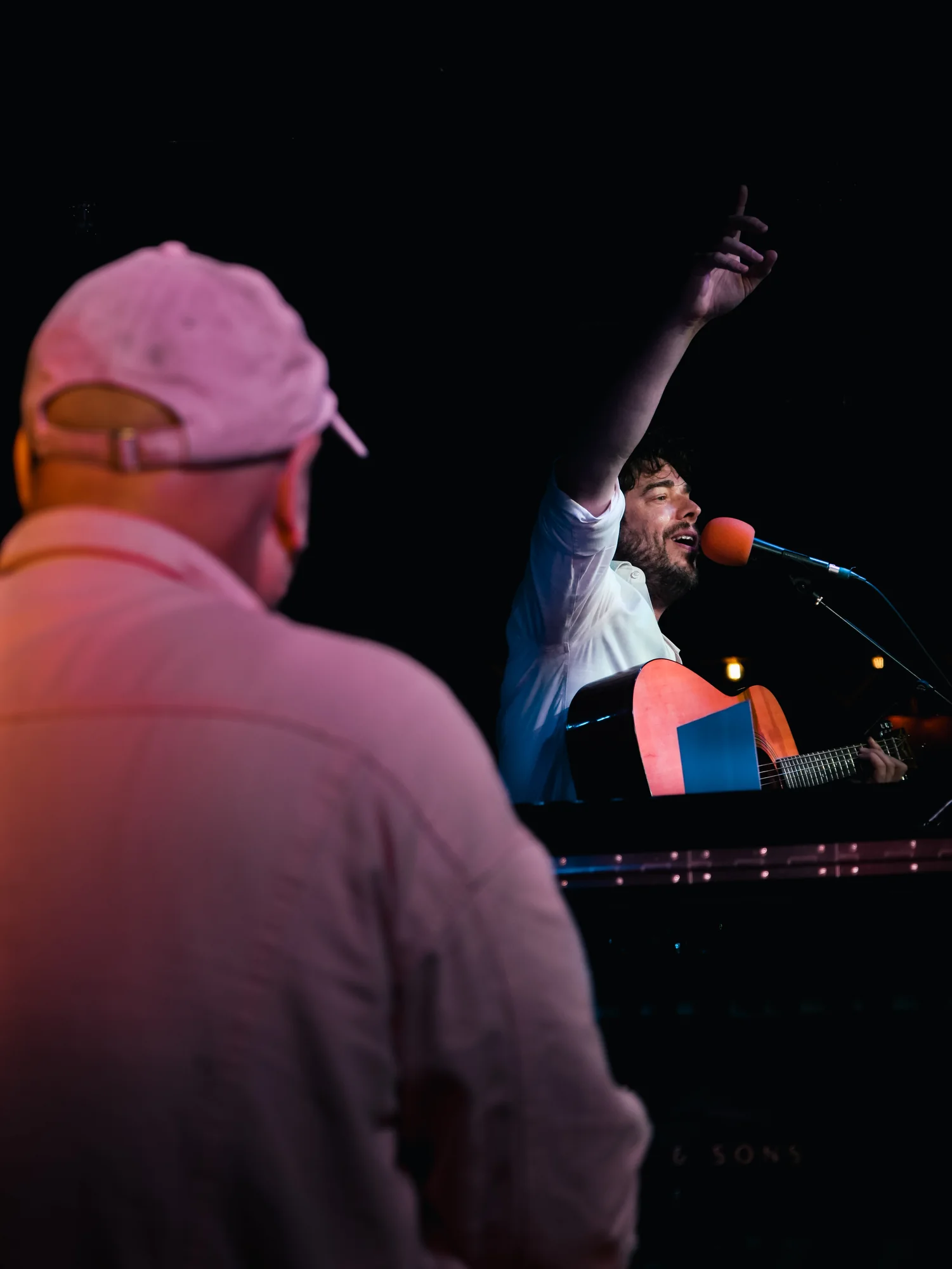 Female performer photographed during the live show